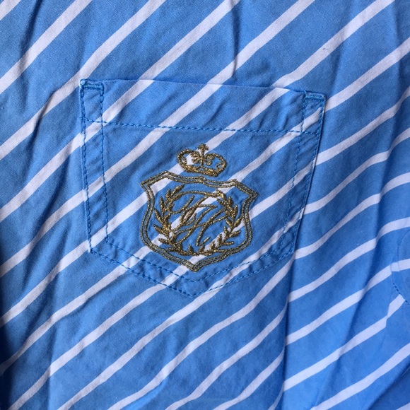 Tommy Hilfiger Pinstripe Emblem Shirt - Picture 3 of 6